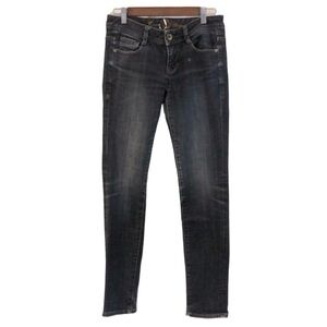 E. LAND CLASSIC LOW RISE SKINNY BLUE JEANS US SIZE 6